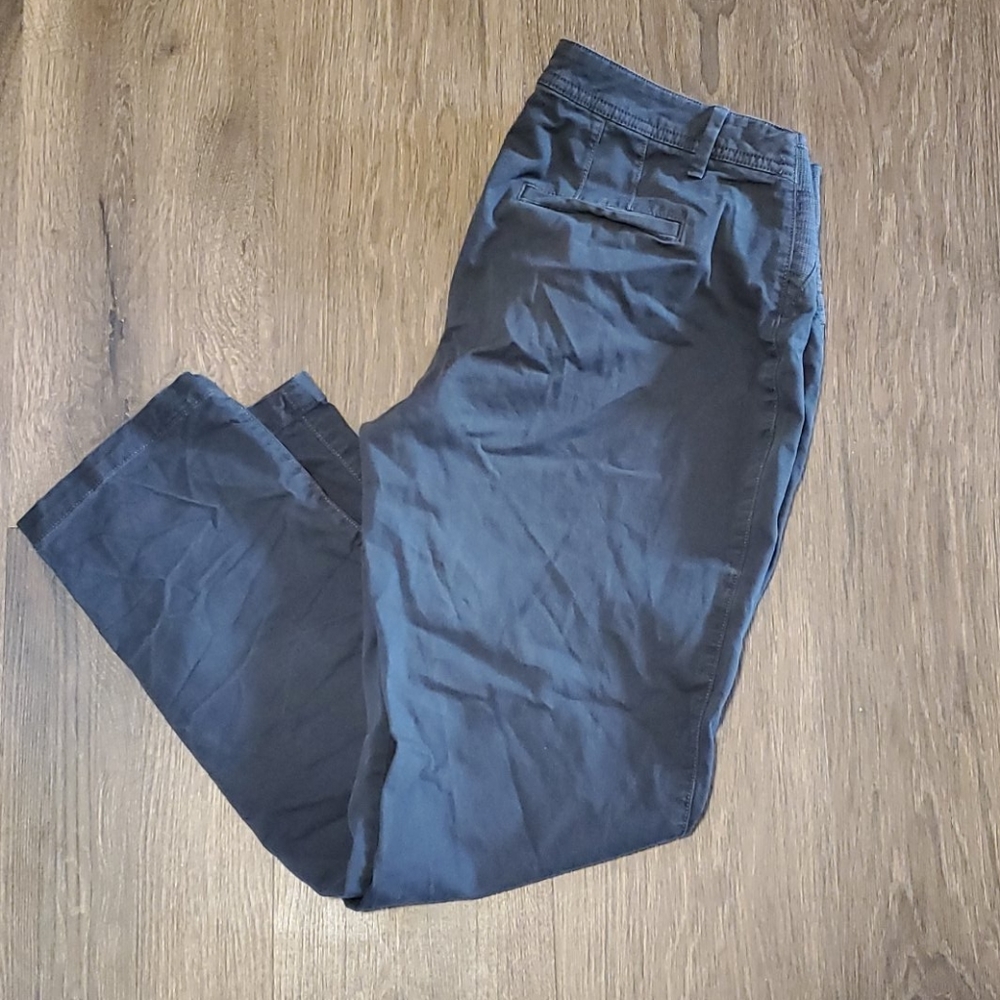 GAP Blue and Gray Ankle Cropped Pants